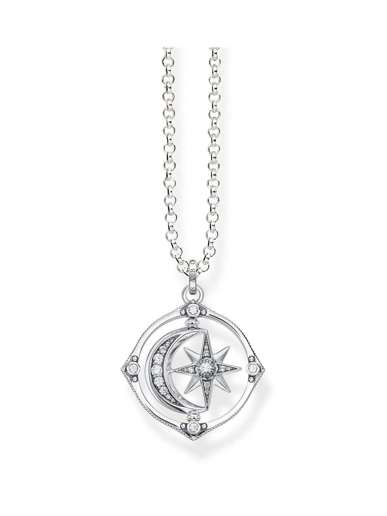 Product photograph of Thomas Sabo Cosmic Necklace from very.co.uk