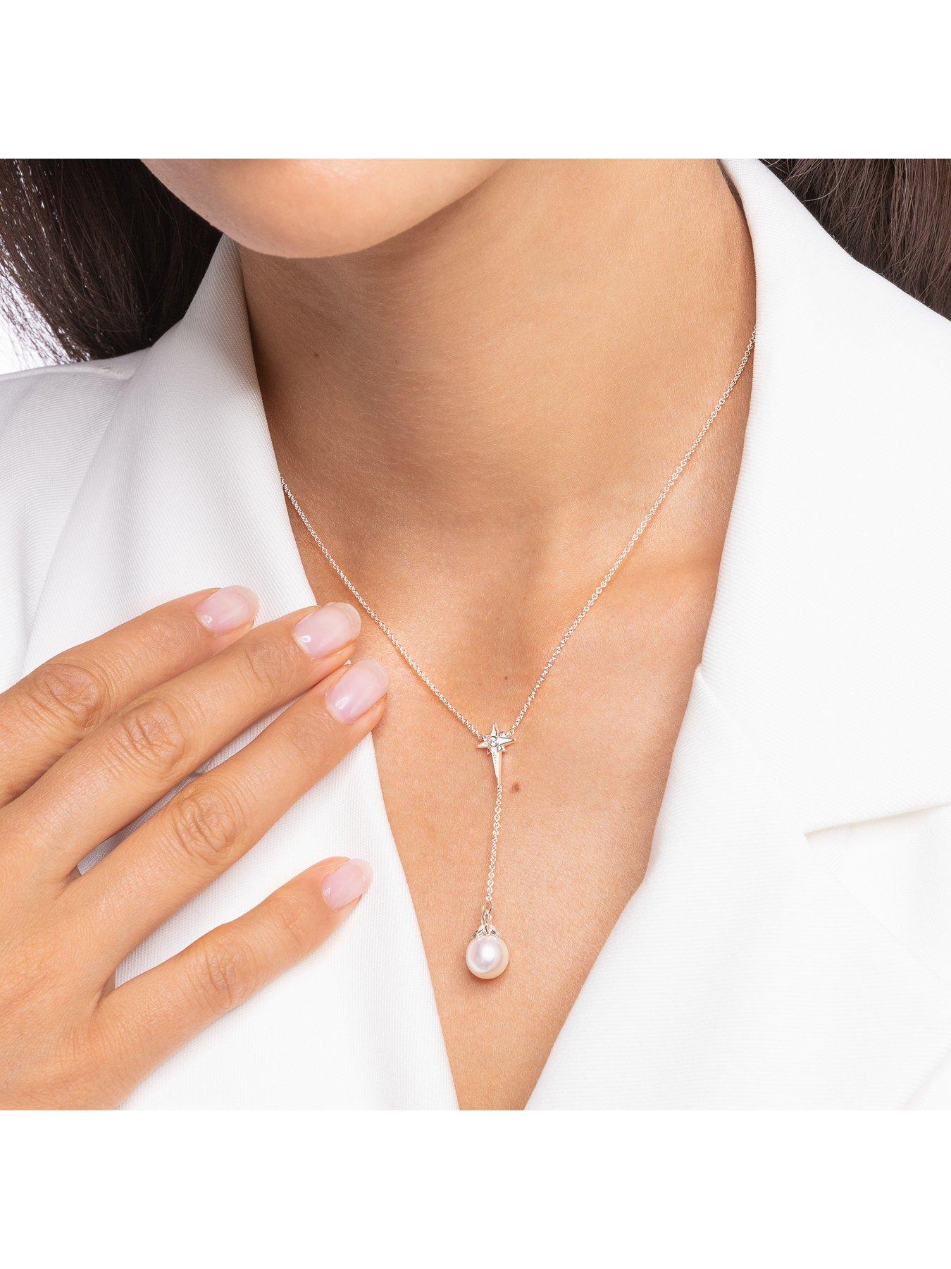Thomas Sabo Cosmic Fresh Water Pearl Necklace Very