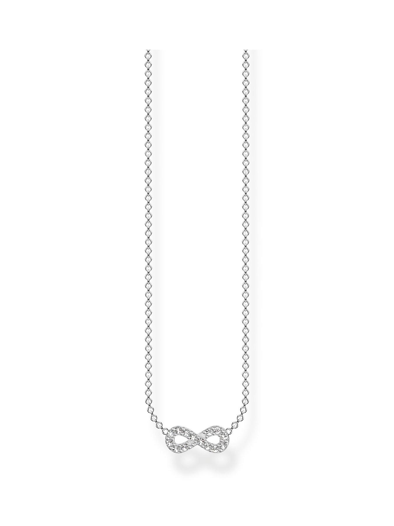 Product photograph of Thomas Sabo Infinity Necklace from very.co.uk