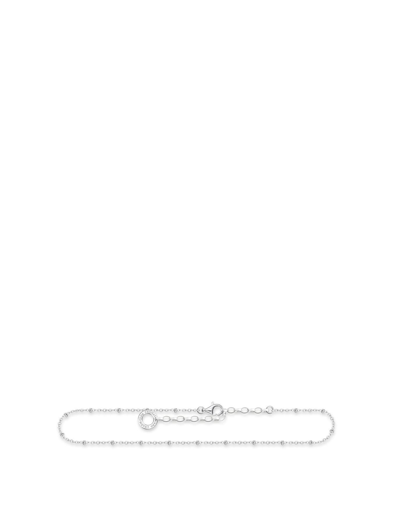 Product photograph of Thomas Sabo Belcher Chain Anklet from very.co.uk