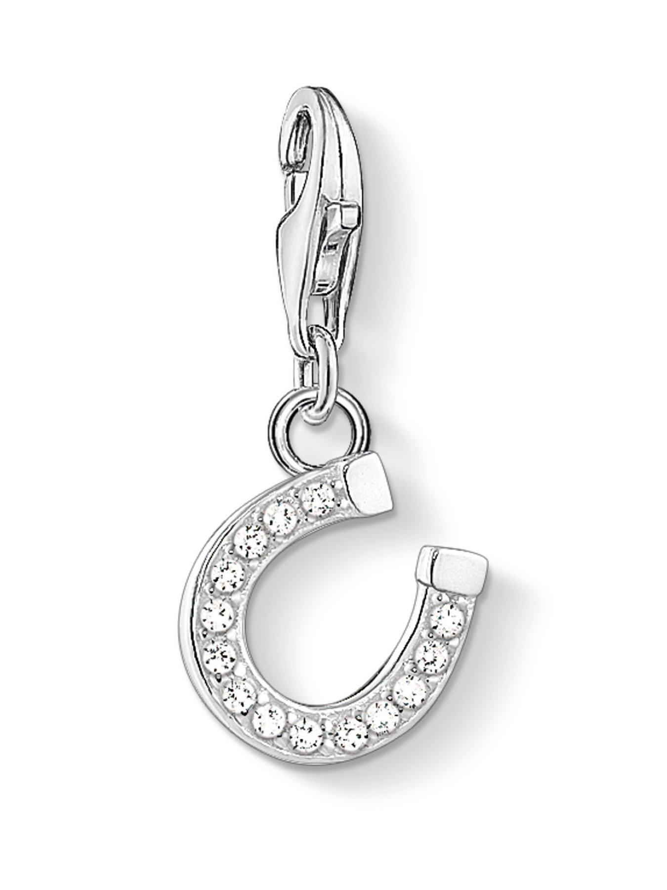 Product photograph of Thomas Sabo Charm Pendant Horseshoe from very.co.uk