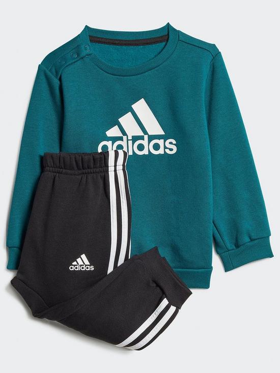 front image of adidas-badge-of-sport-jogger-set