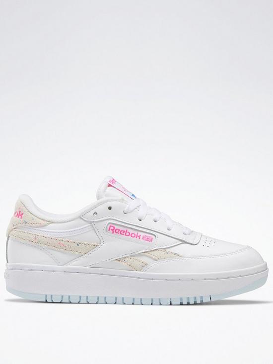 front image of reebok-club-c-double-shoes