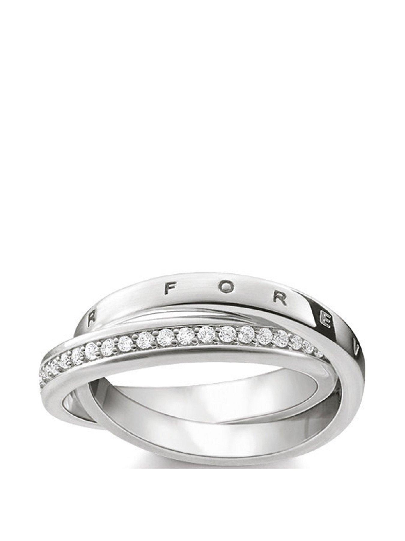 Product photograph of Thomas Sabo United Forever Ring from very.co.uk