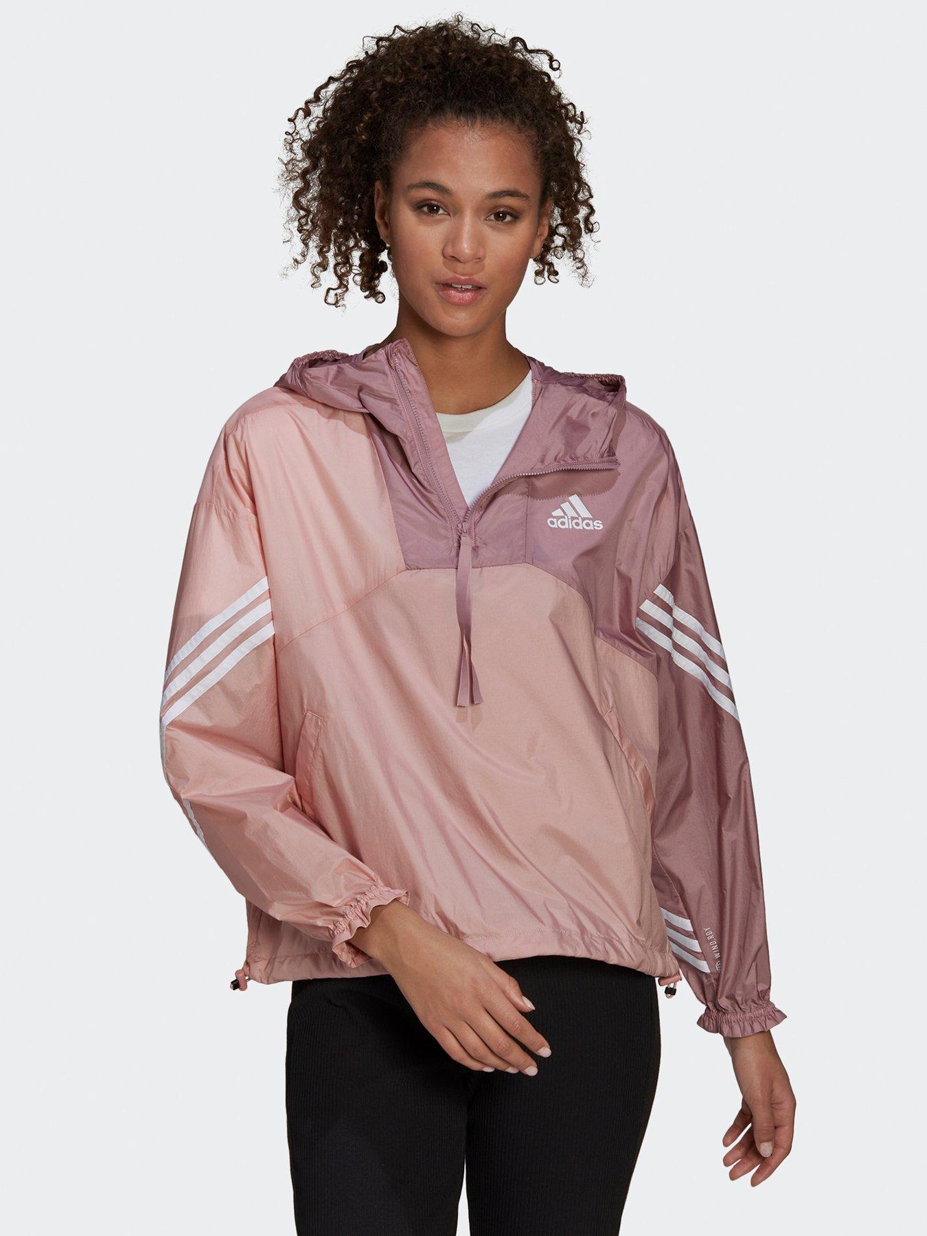 pink adidas tracksuit womens