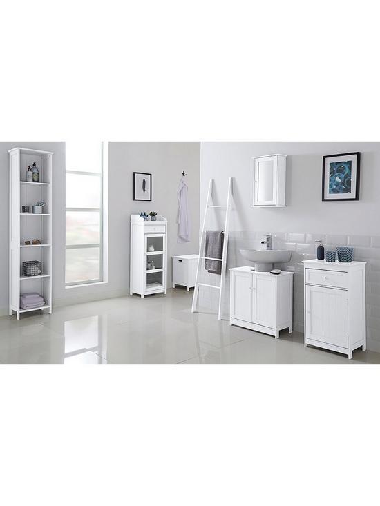 stillFront image of lpd-furniture-alaska-low-bathroom-cabinet-white