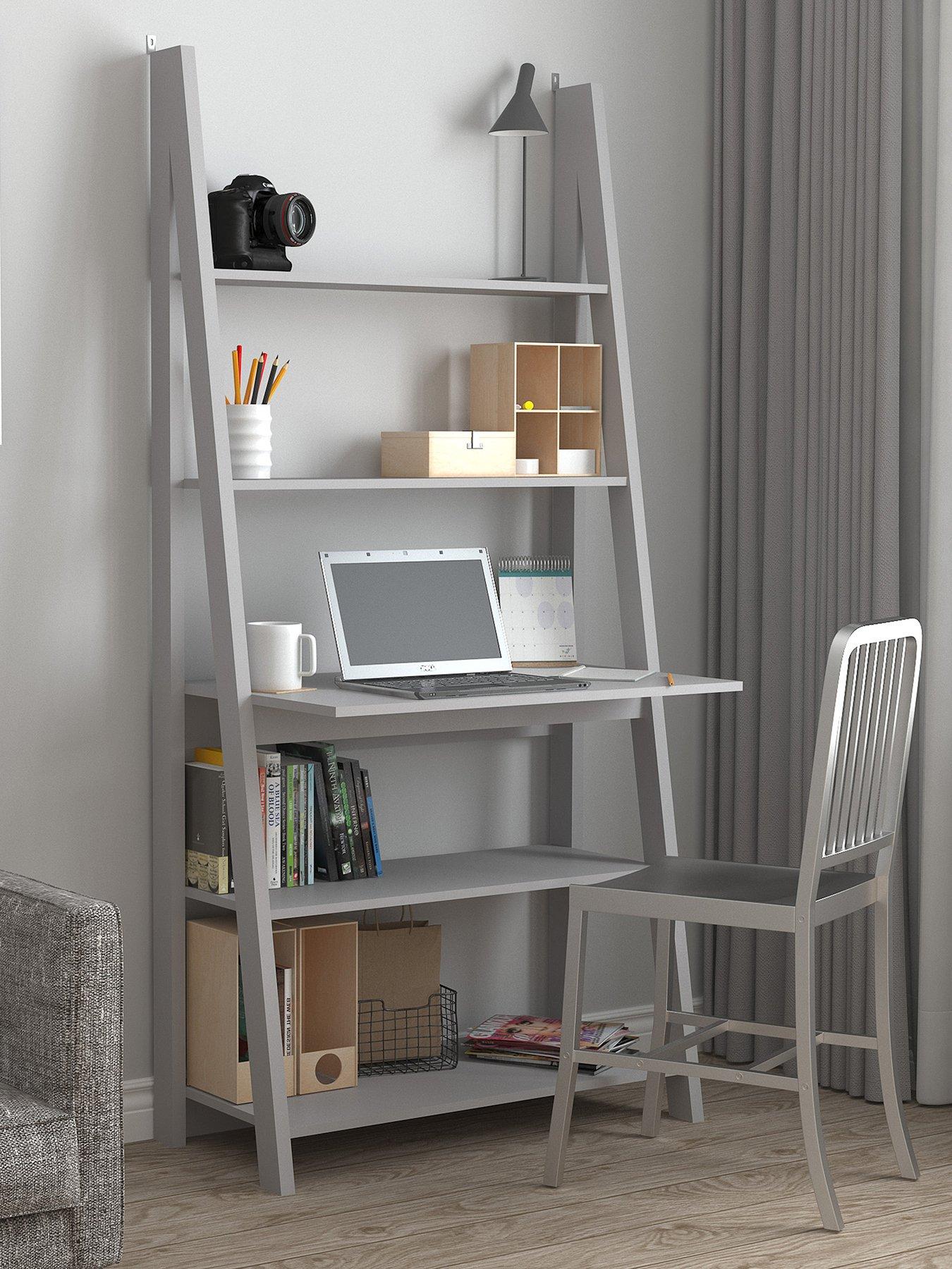 LPD Furniture Tiva Ladder Desk - Grey
