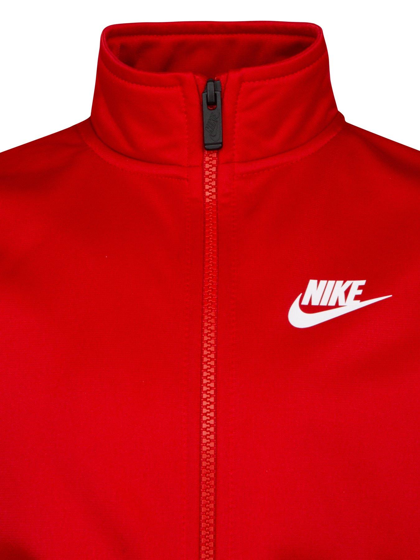 Nike Younger Boys Logo Tracksuit Set - Red