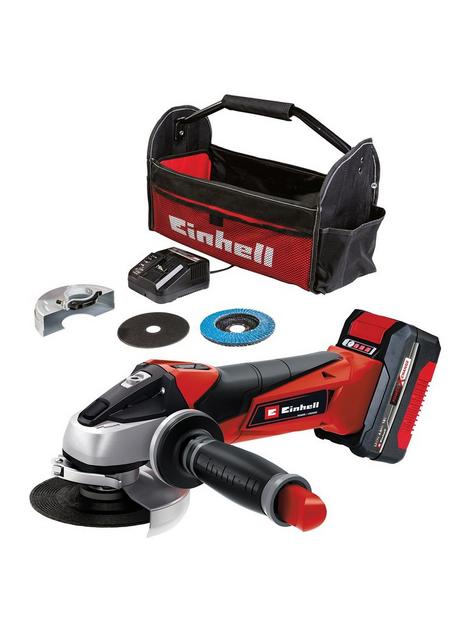 einhell-power-x-change-expert-18v115mm-angle-grinder-with-2-discs-1x40ah