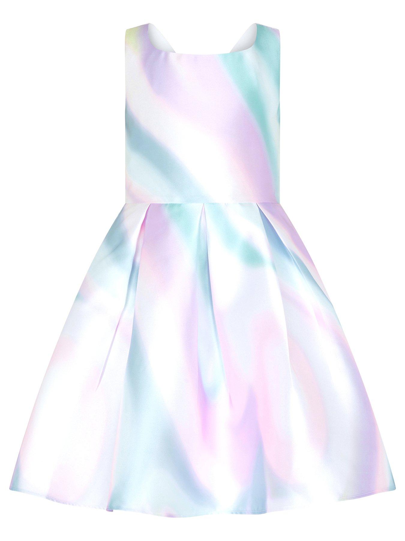 Occasion & wear Girls Jolene Unicorn Marble Duchess Twill Dress - Multi