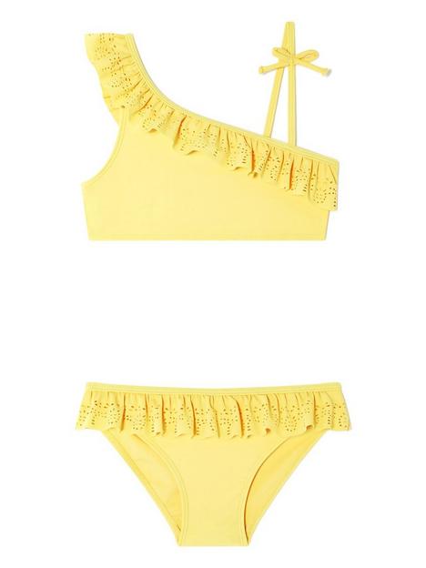 monsoon-girls-sew-laser-cut-1-shoulder-bikini-yellow