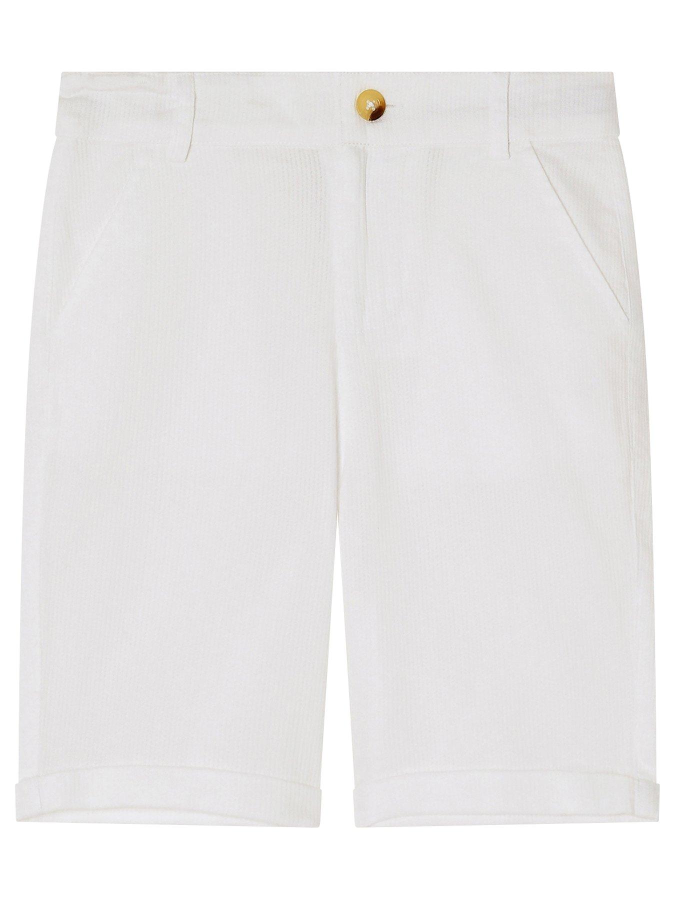 Boys Clothes Boys Smart Shorts - White