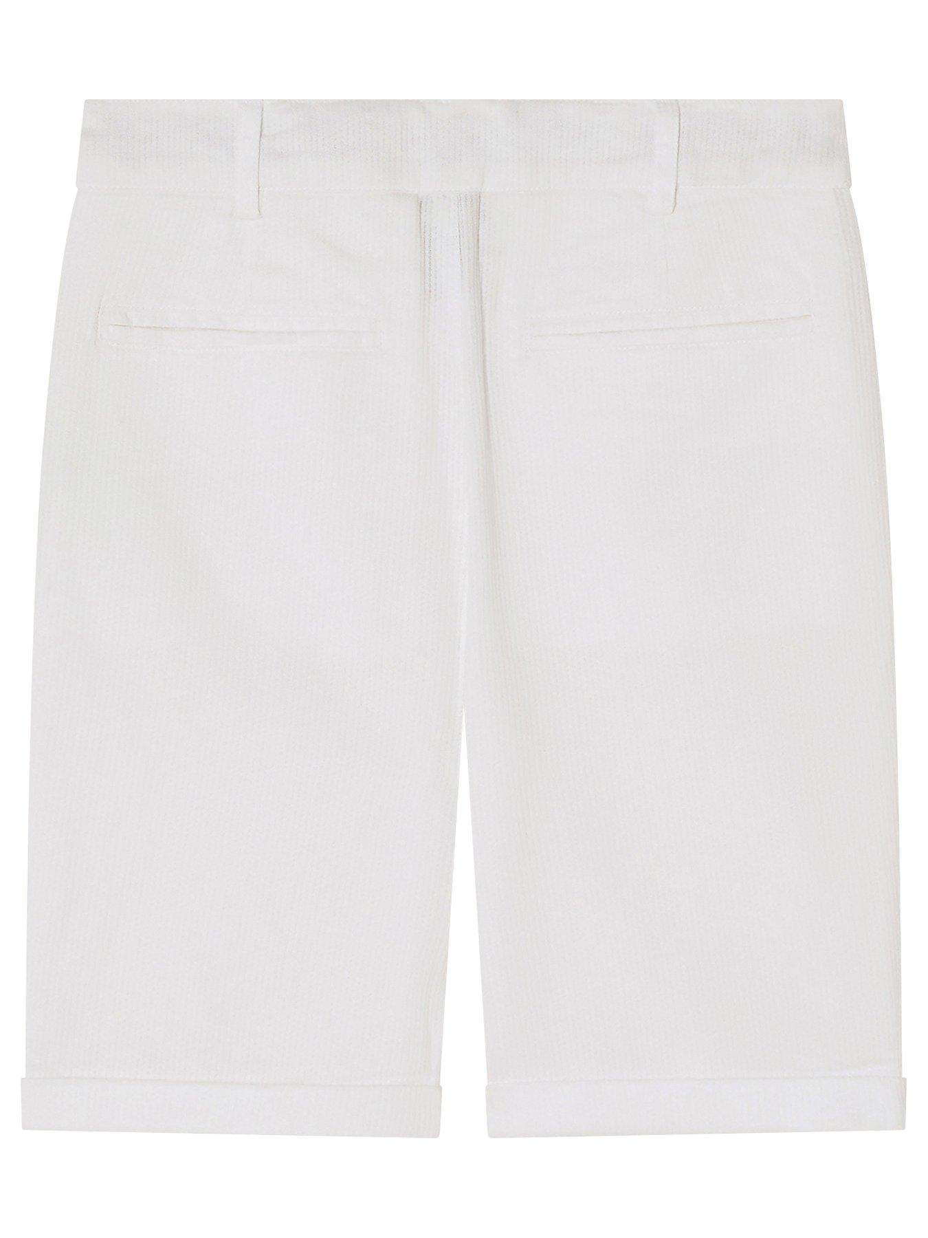 Boys Clothes Boys Smart Shorts - White