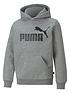  image of puma-essentials-big-logo-hoodie-grey