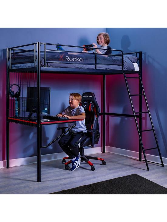 stillFront image of x-rocker-icarus-xl-gaming-high-sleeper-with-desk