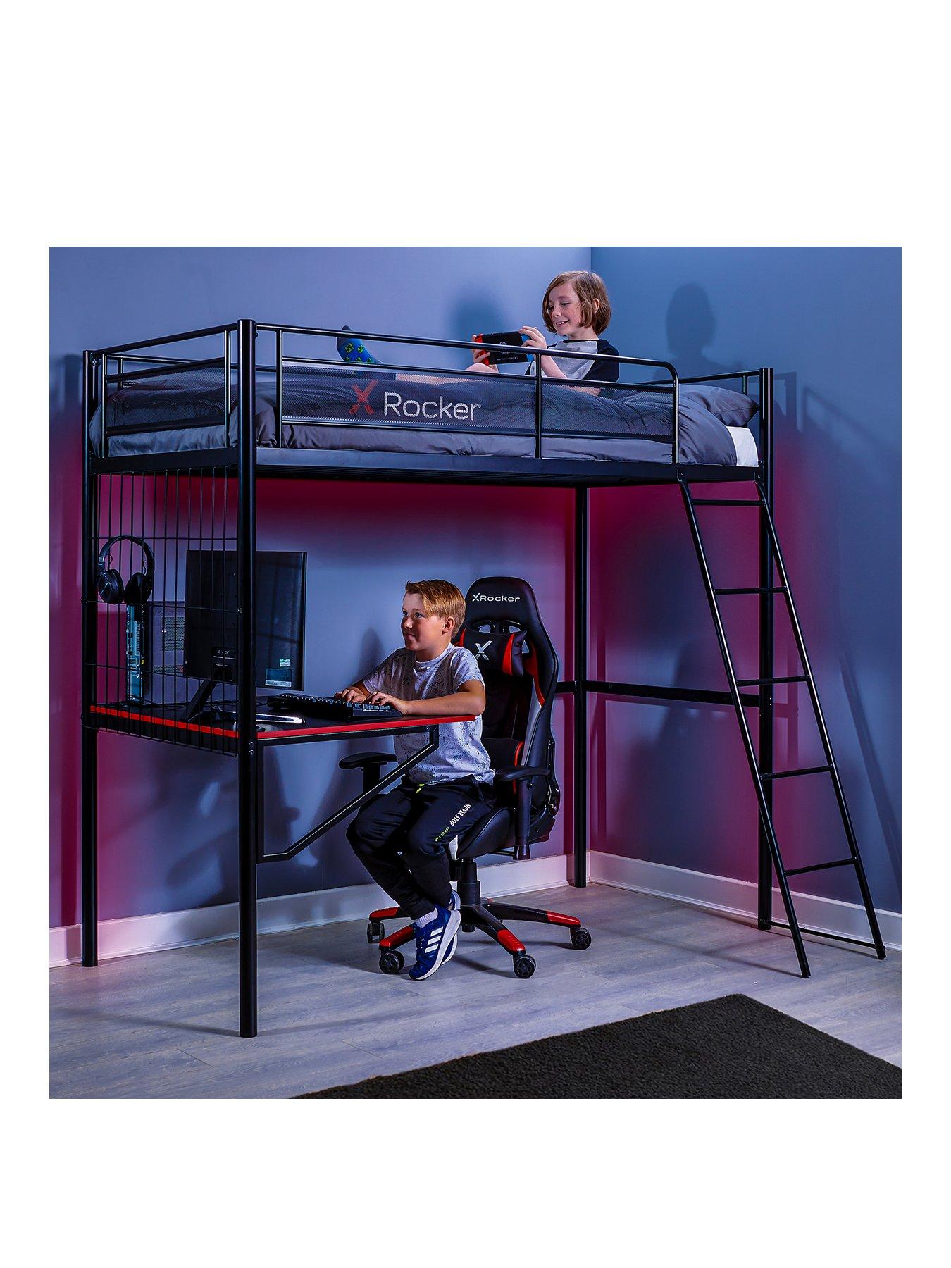 X Rocker Icarus Xl Gaming High Sleeper With Desk