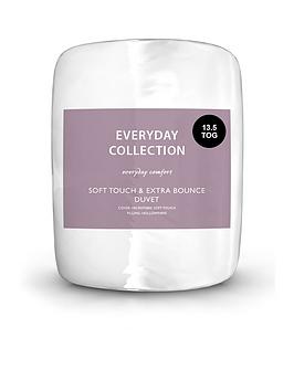 Product photograph of Very Home Soft Touch And Extra Bounce 13 5-tog Duvet - White from very.co.uk