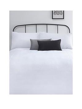 Product photograph of Serene Amalfi Duvet Cover Set - White from very.co.uk