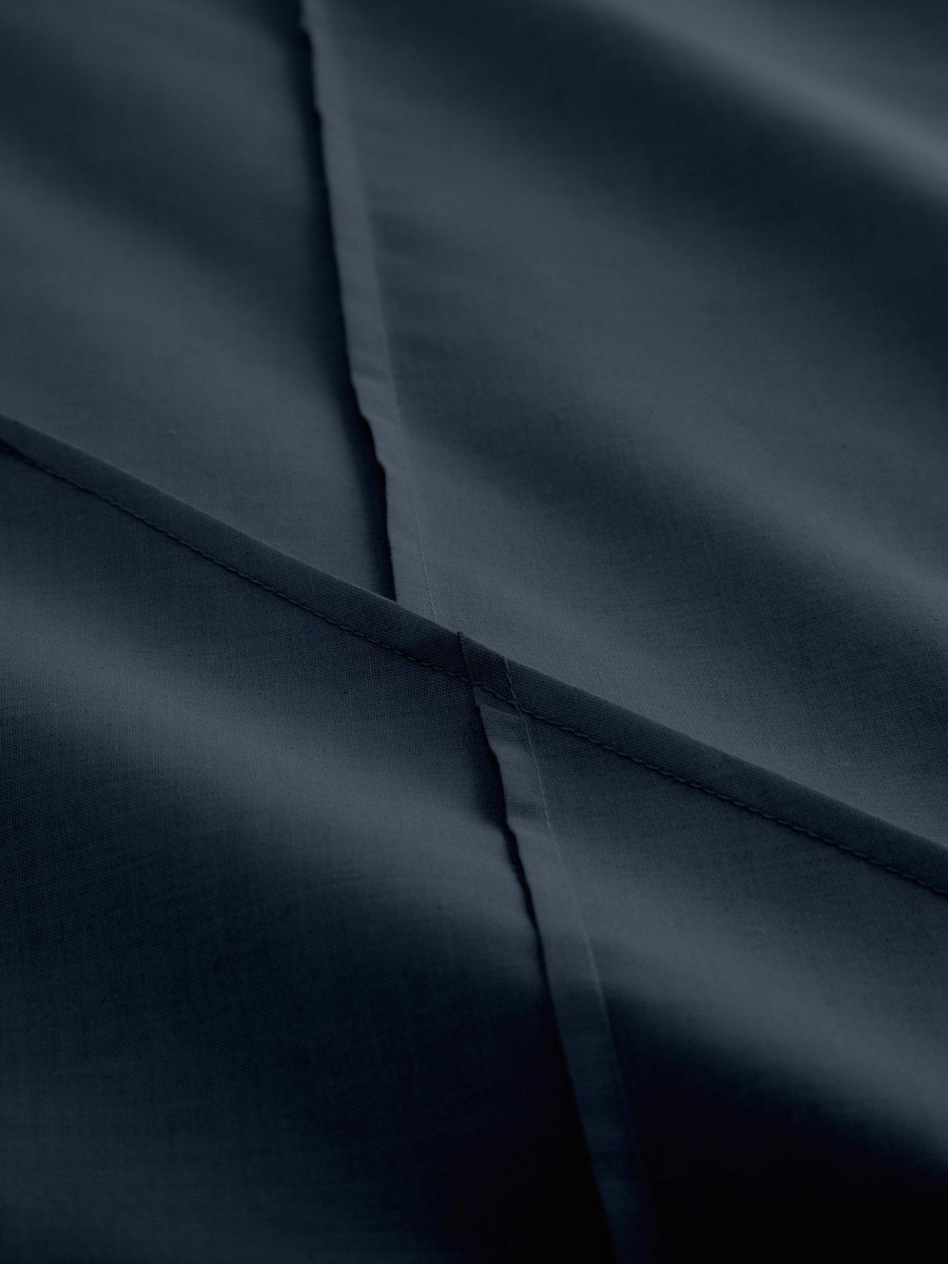 Image 2 of 3 of Serene Dart Navy Single Duvet Cover Set