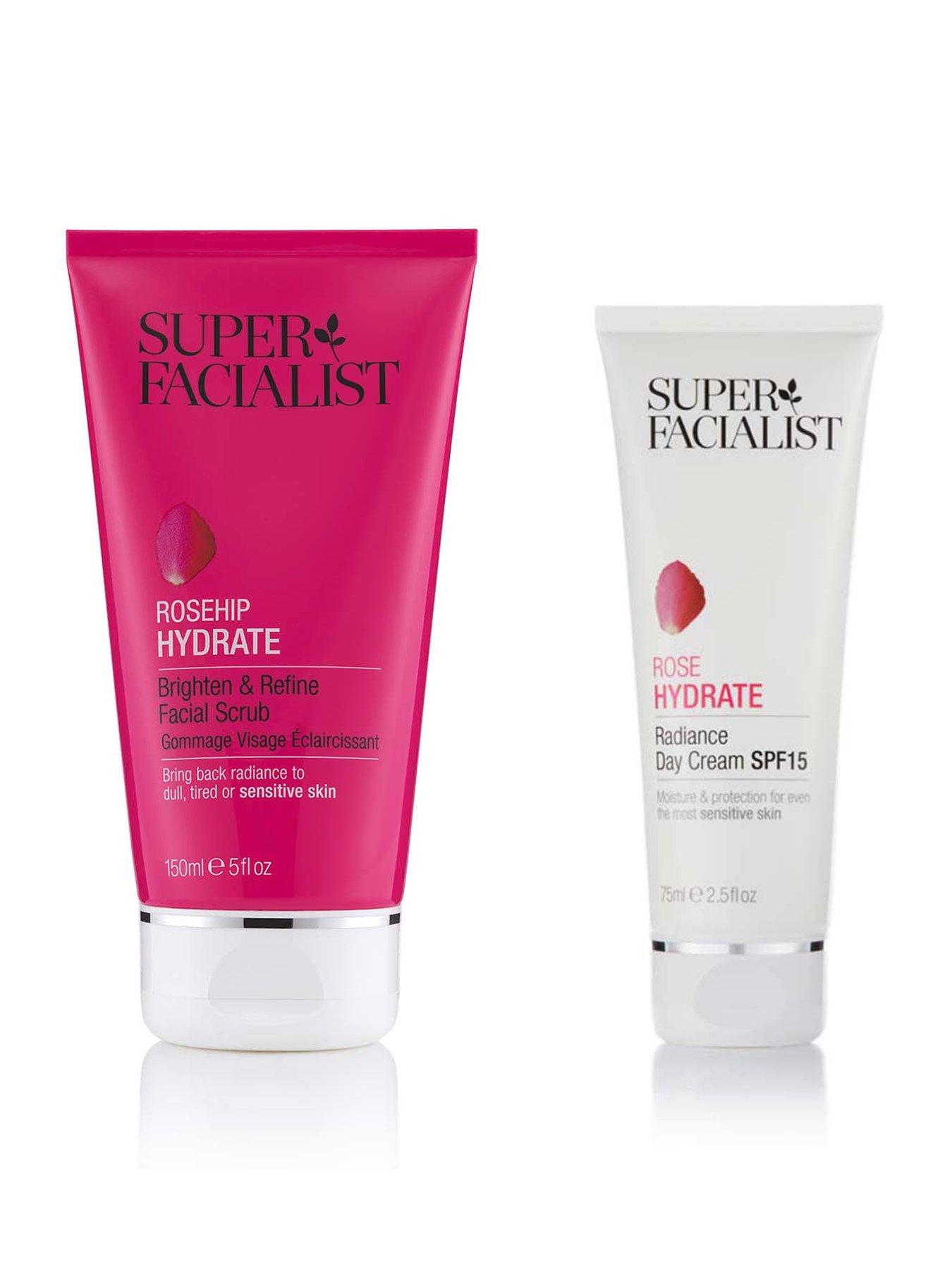 undefined Rose Hydrate Brighten  &  Refine Facial Scrub and Rose Hydrate Radiance SPF15 Day Cream Duo
