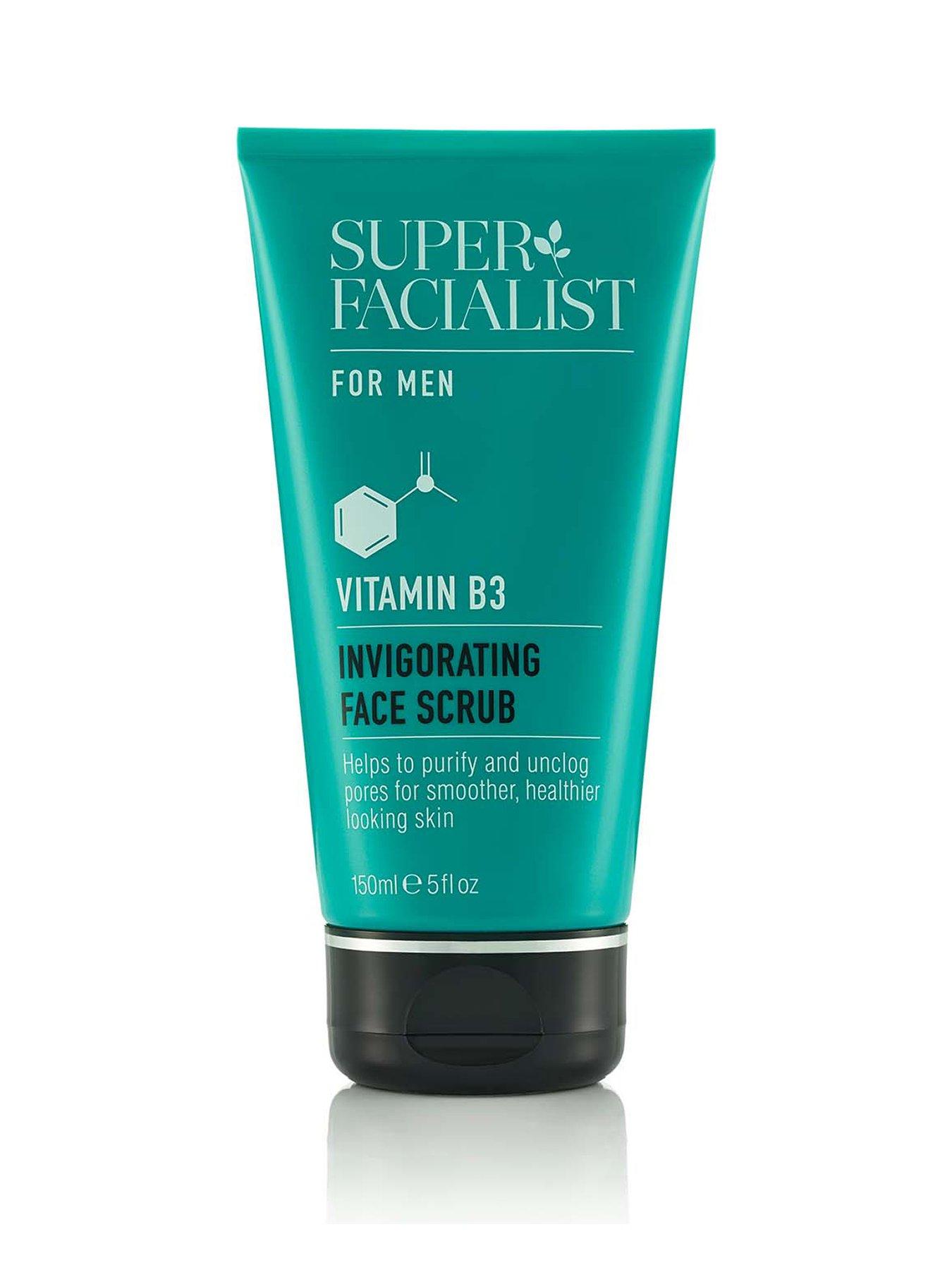 Image 1 of 5 of Super Facialist Superfacialist for Men Vitamin B3 Invigorating Face Scrub 150ml