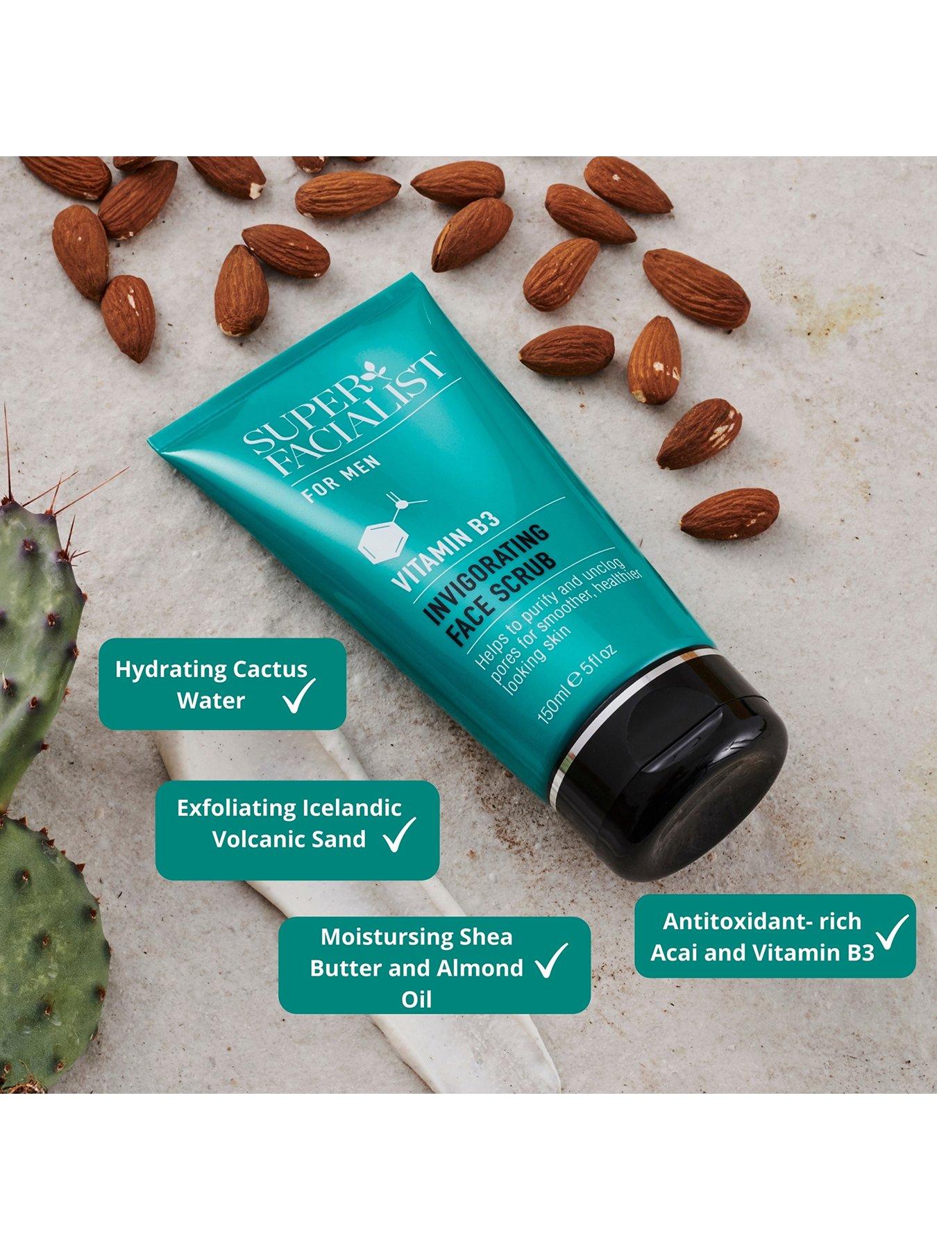 Image 4 of 5 of Super Facialist Superfacialist for Men Vitamin B3 Invigorating Face Scrub 150ml