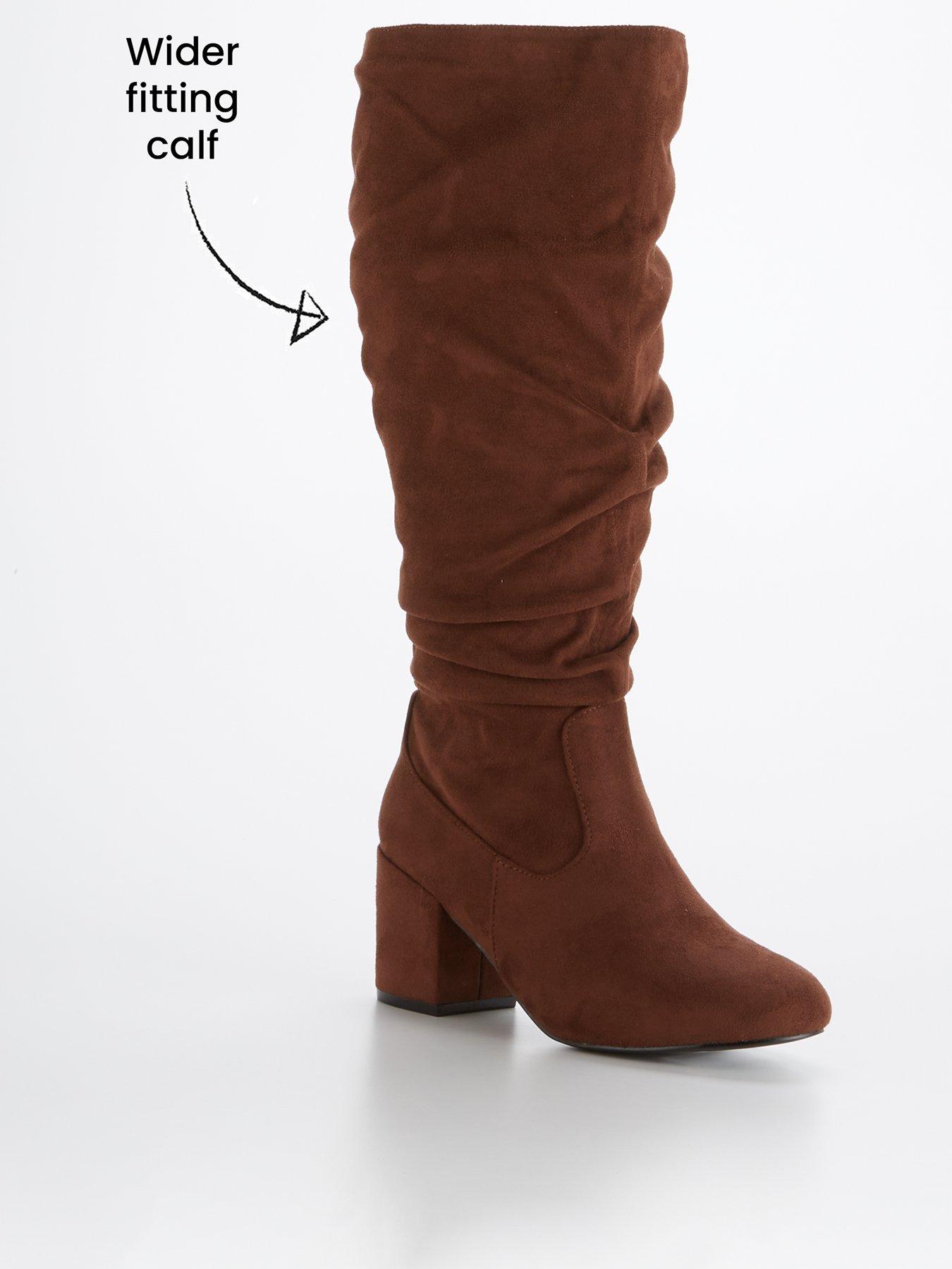 Wide fit shop slouch boots