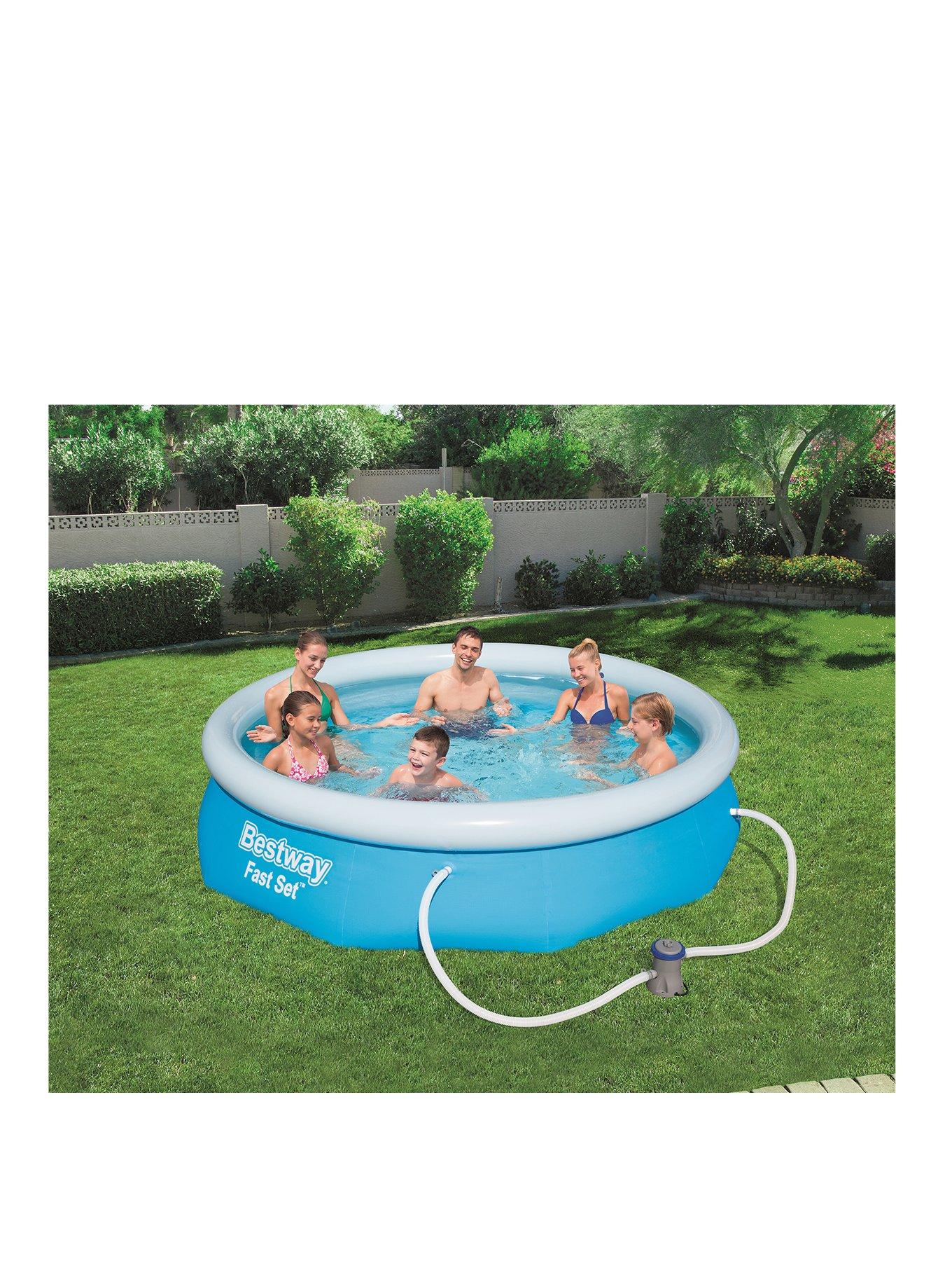 Bestway 10Ft Fast Set Pool With Filter Pump review