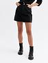  image of new-look-black-denim-mom-skirt