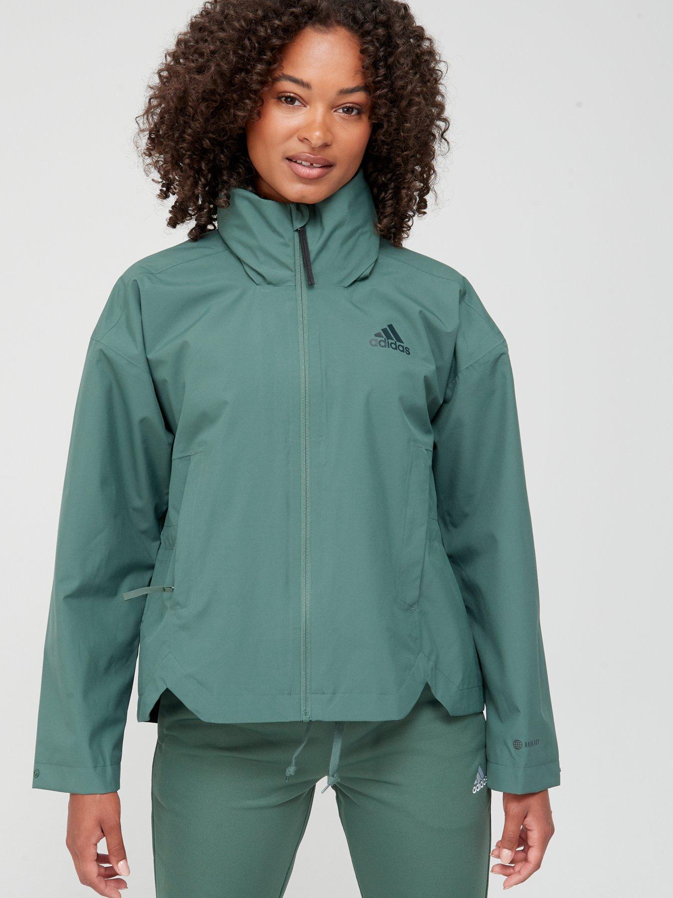 adidas Traveer Rain Ready Jacket Dark Green very