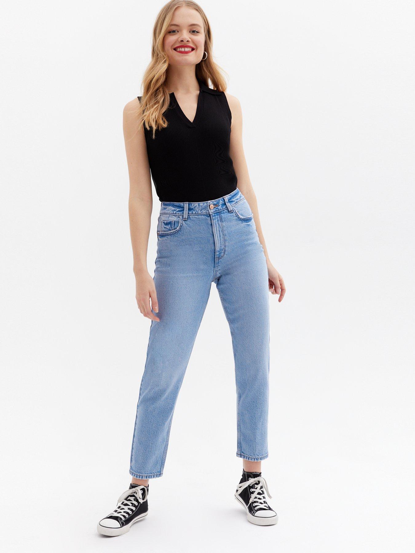 waist enhance tori mom jeans