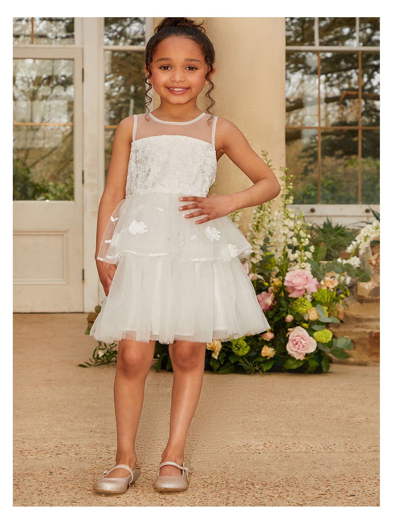 White dress cheap for tweens