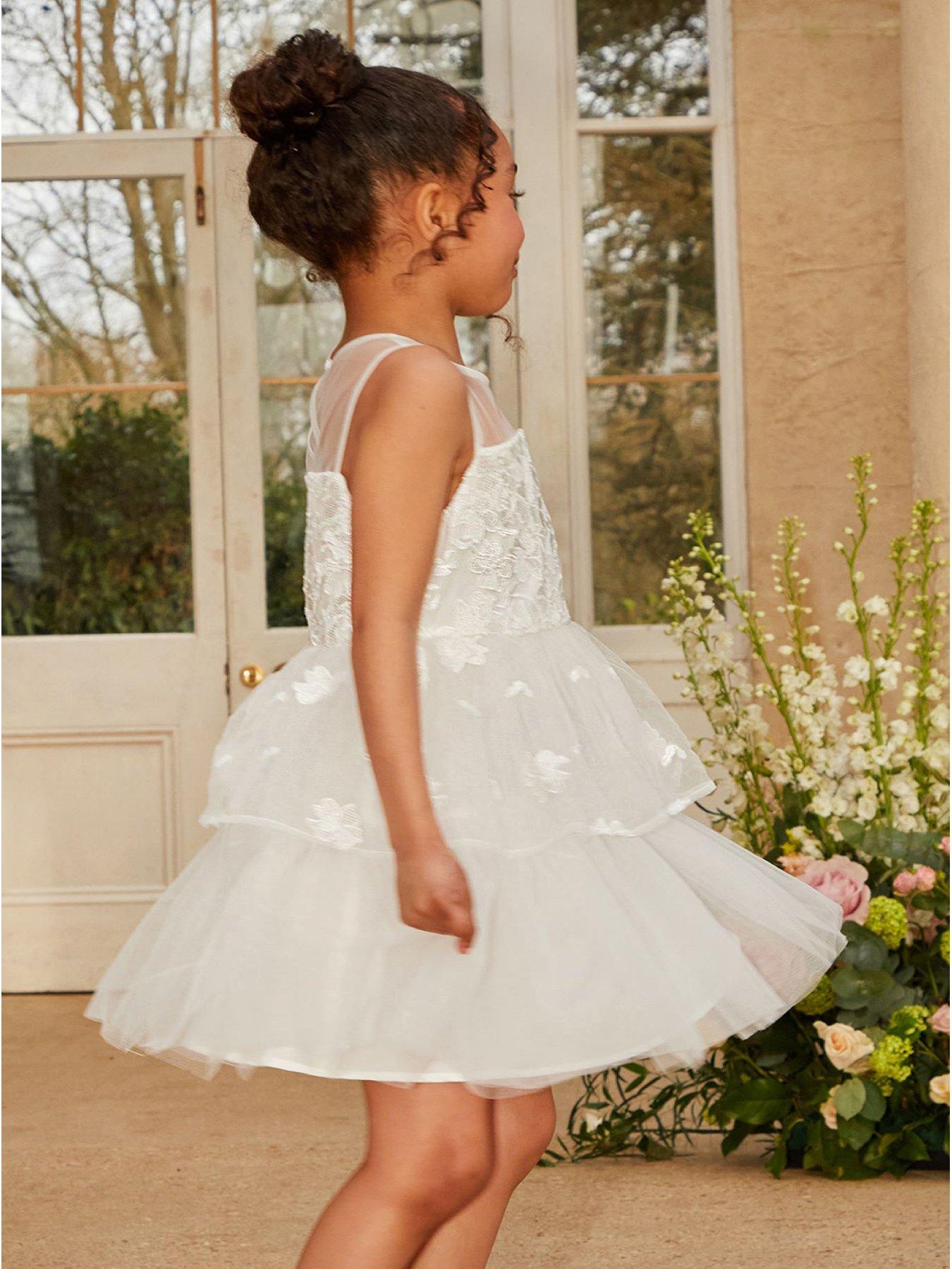 White dress 2024 for tweens