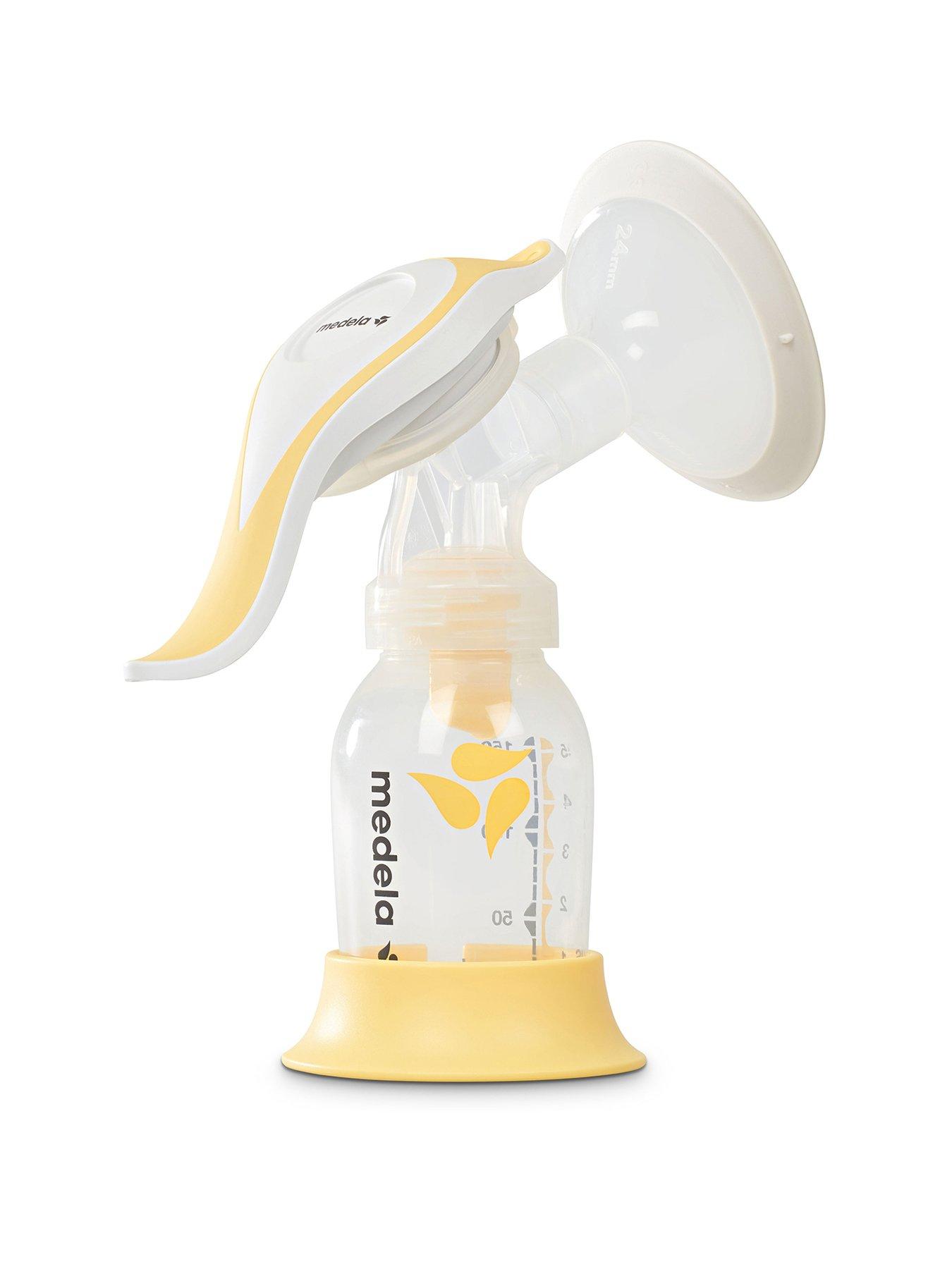 Image 1 of 5 of Medela Harmony Flex Manual Breast Pump - Yellow