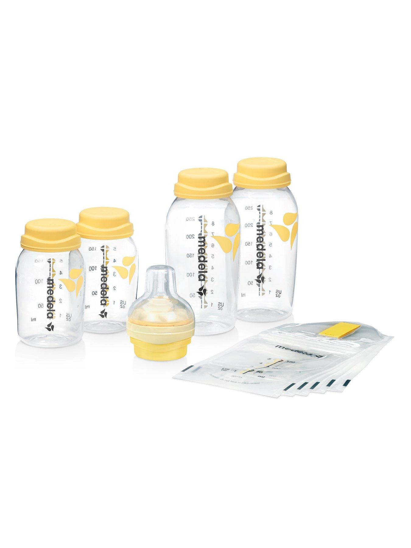 Image 3 of 7 of Medela Breast Milk Storage and Feed Set - Yellow