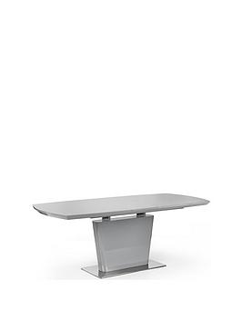 Product photograph of Julian Bowen Como 160-200 Cm Extending High Gloss Dining Table from very.co.uk