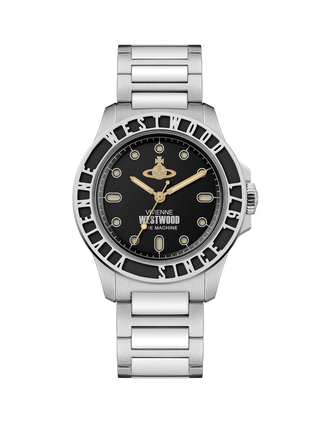 Product photograph of Vivienne Westwood Sunbury Stainless Steel Unisex Watch from very.co.uk