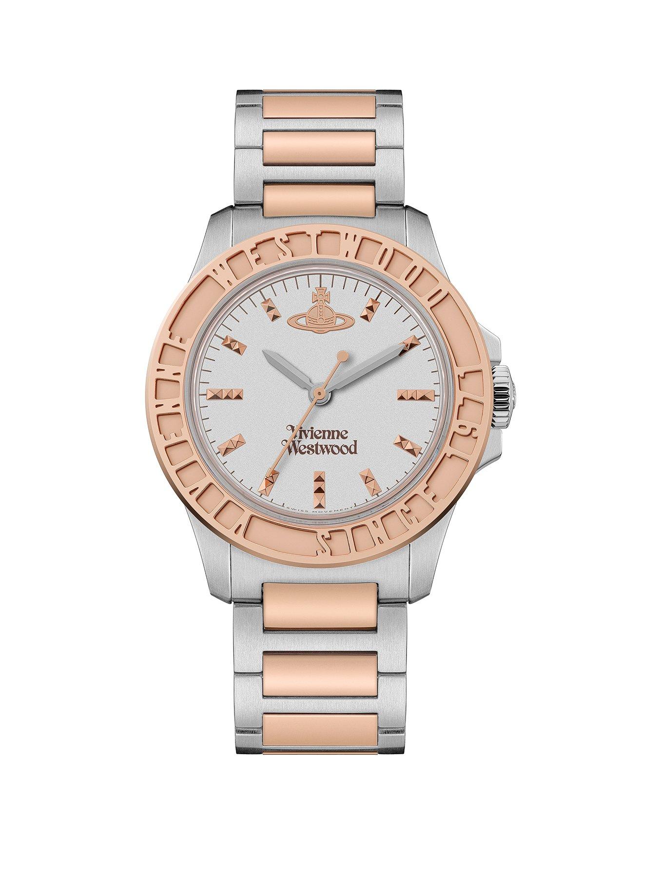 Product photograph of Vivienne Westwood Sunbury Stainless Steel Unisex Watch from very.co.uk