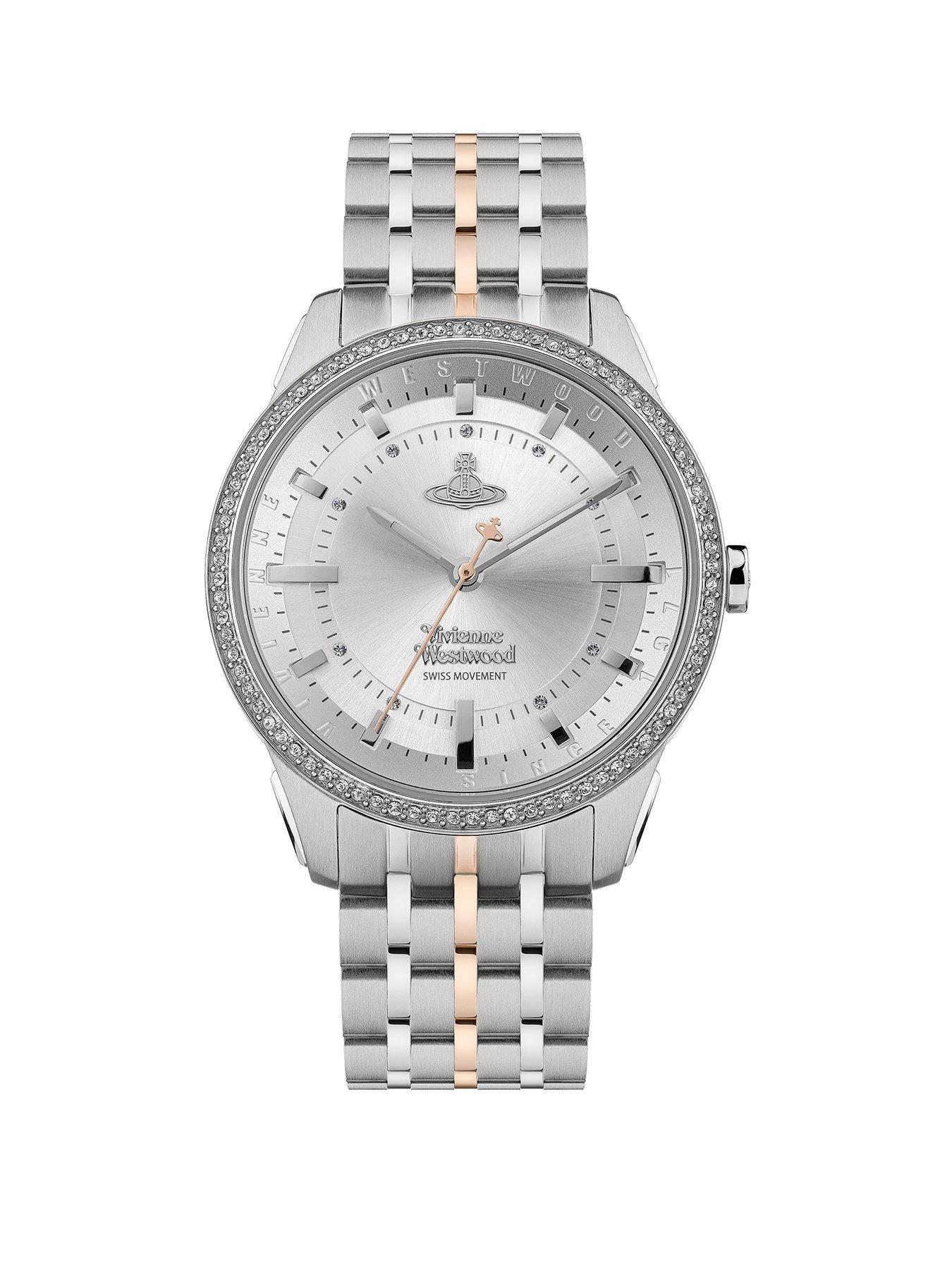 Product photograph of Vivienne Westwood East End Stainless Steel Ladies Watch from very.co.uk