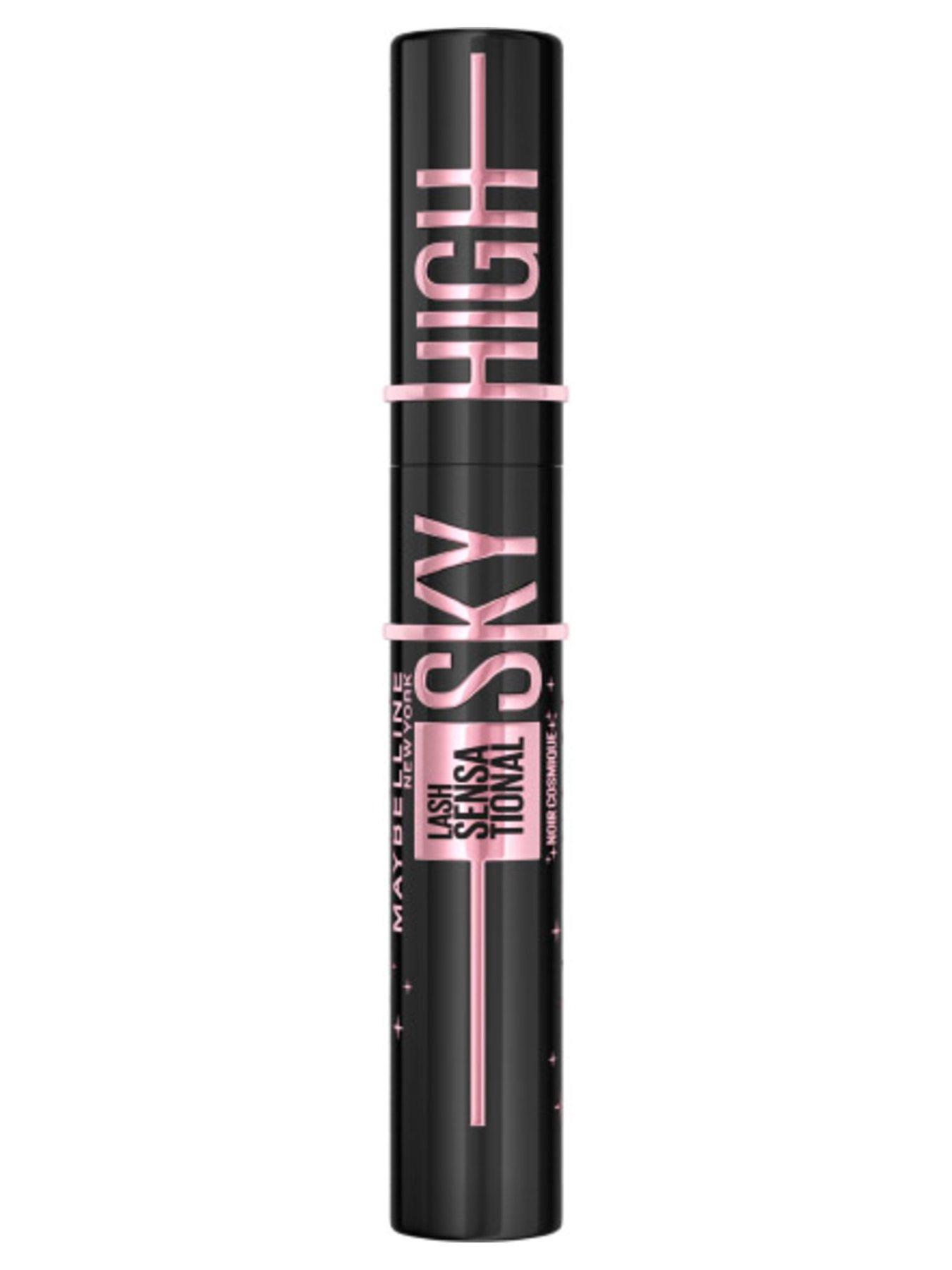 MAYBELLINE Lash Sensational Sky High Volumising  &  Lengthening, Flake-Free Formula, Infused with Bamboo Extract, Mascara Cosmic Black - 49ml