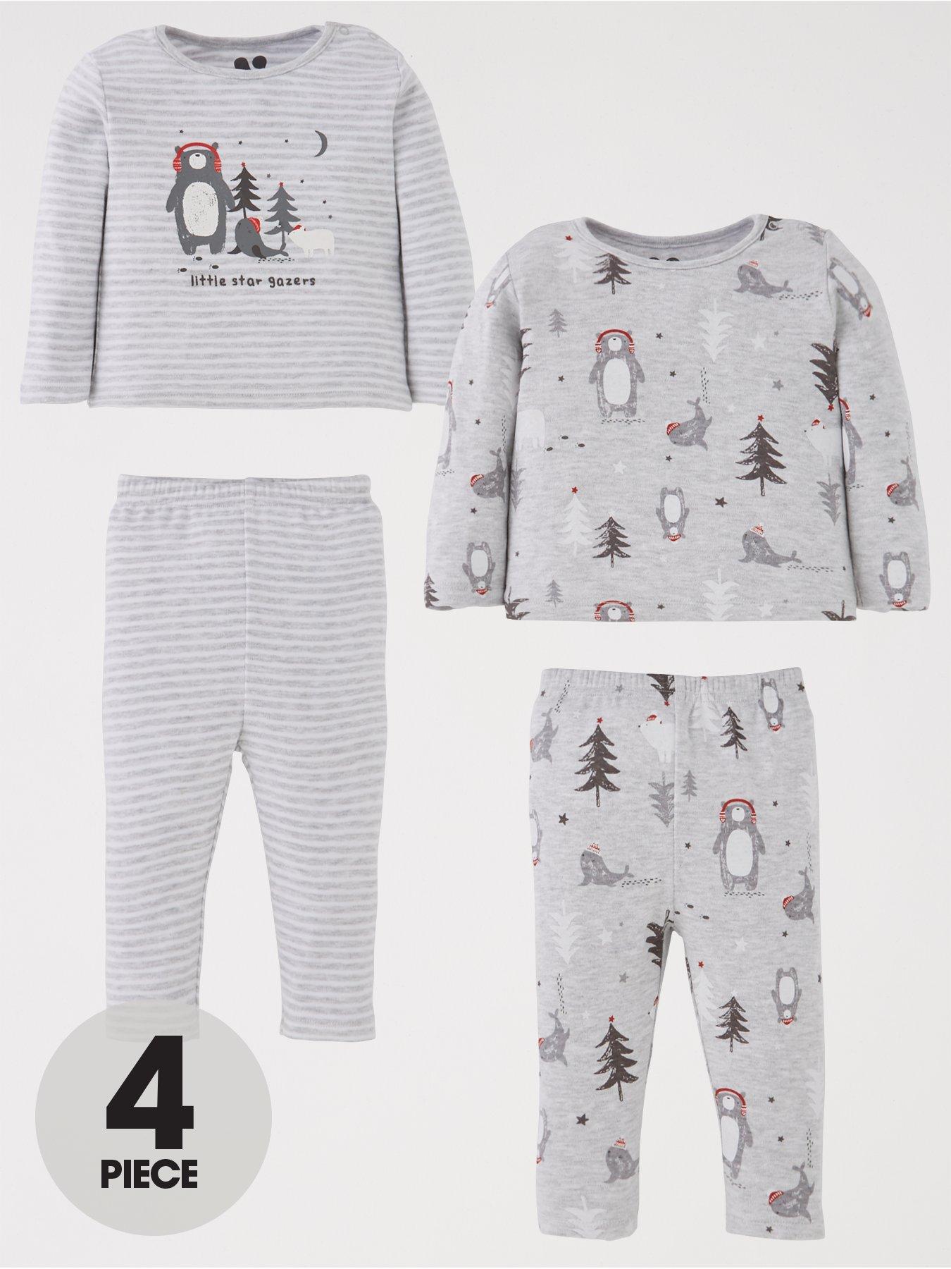Mini V by Very Baby Unisex Christmas Long Sleeve TShirt And Legging