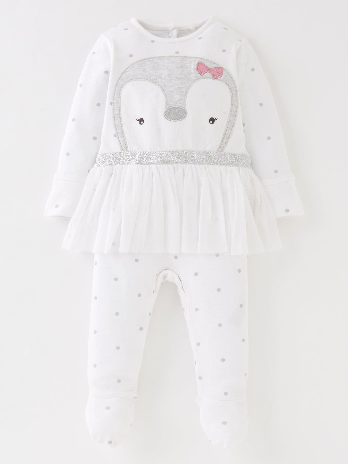 Baby girl hot sale tutu sleepsuit