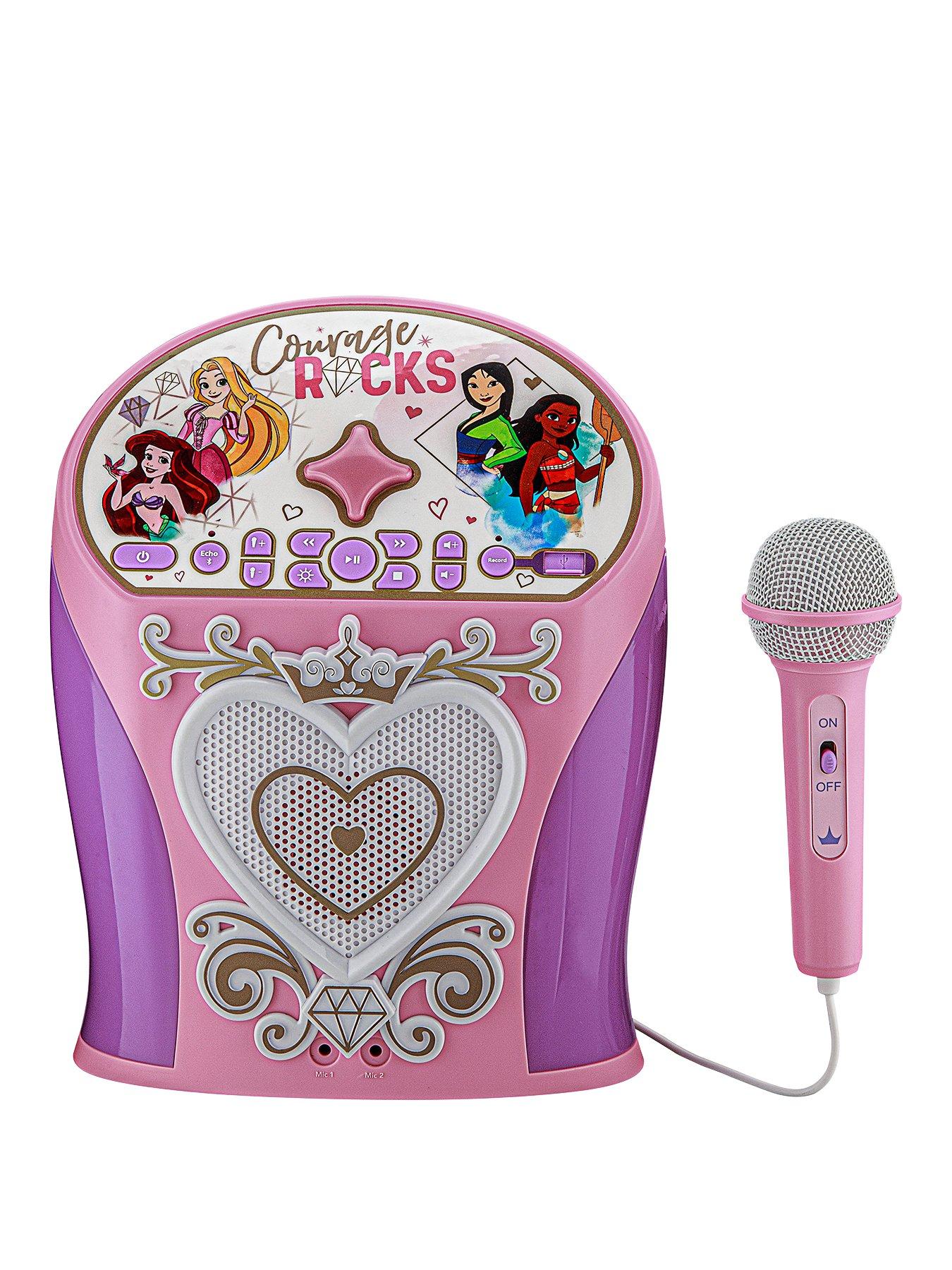 Disney Princess Ez Link Bluetooth Mp3 Karaoke With Microphone Very Co Uk