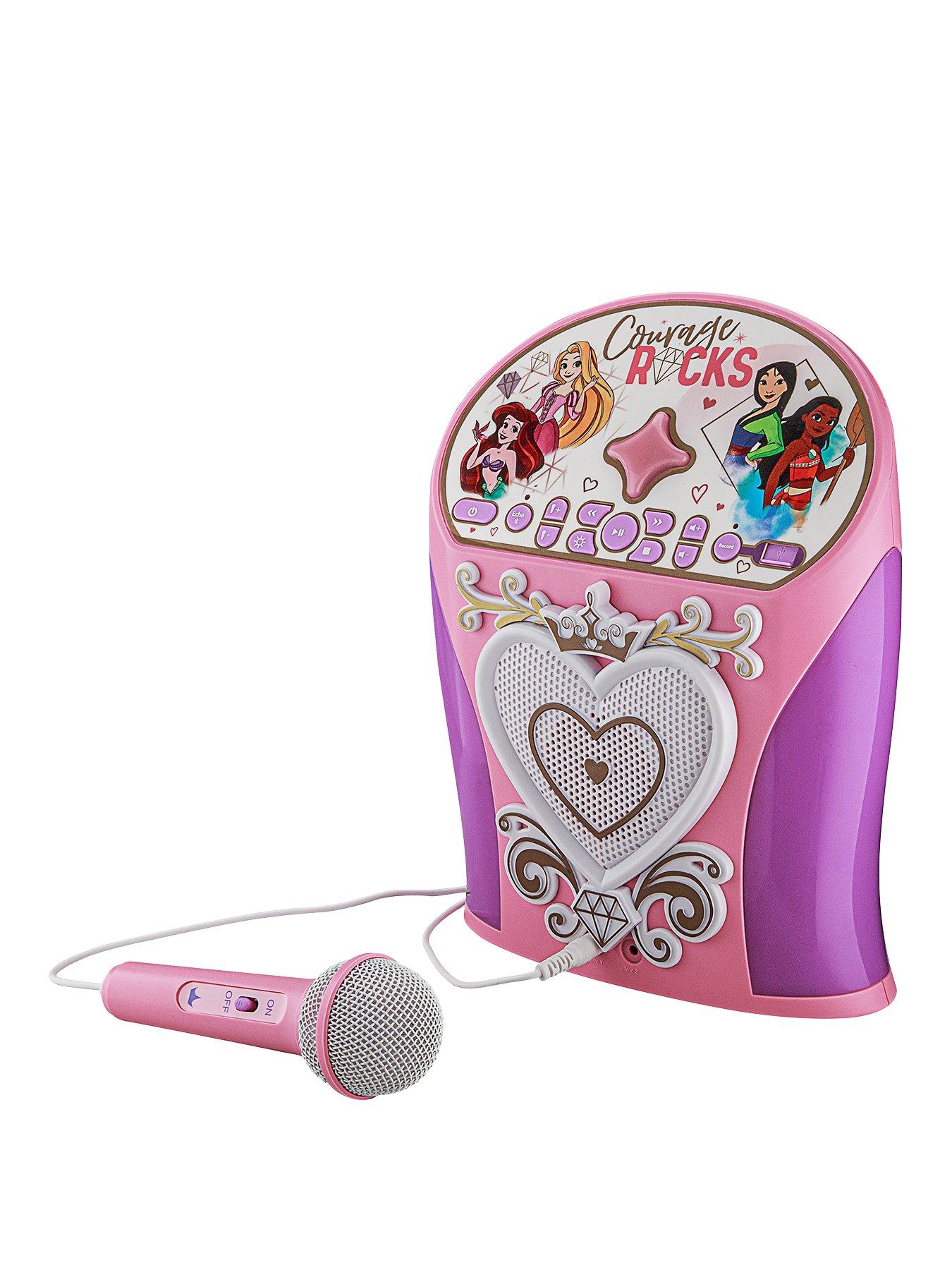 Disney Princess EZ Link Bluetooth MP3 Karaoke with Microphone very.co.uk