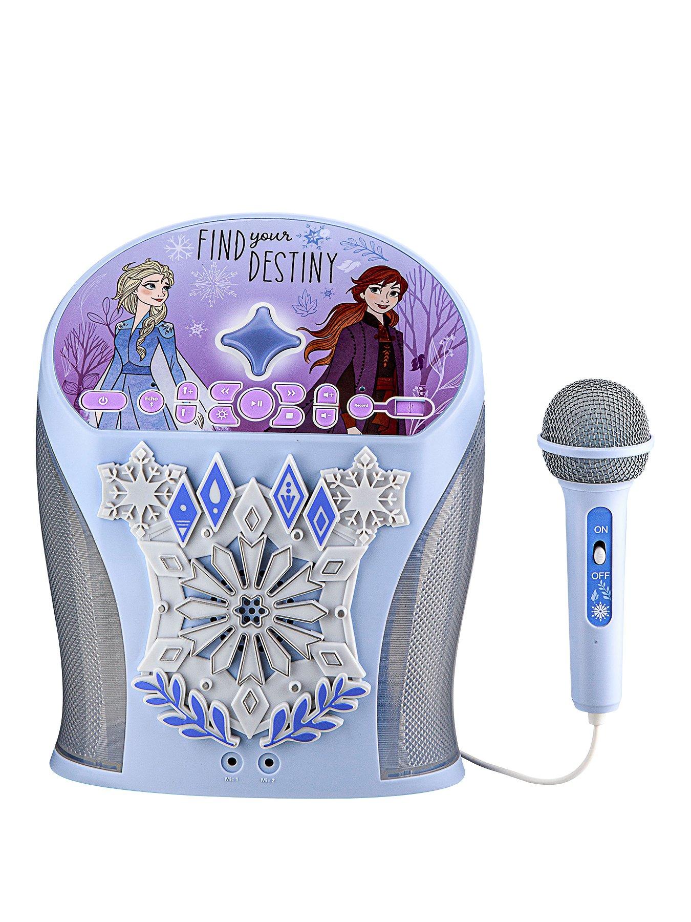 Disney Frozen EZ Link Bluetooth MP3 Karaoke with Microphone very.co.uk