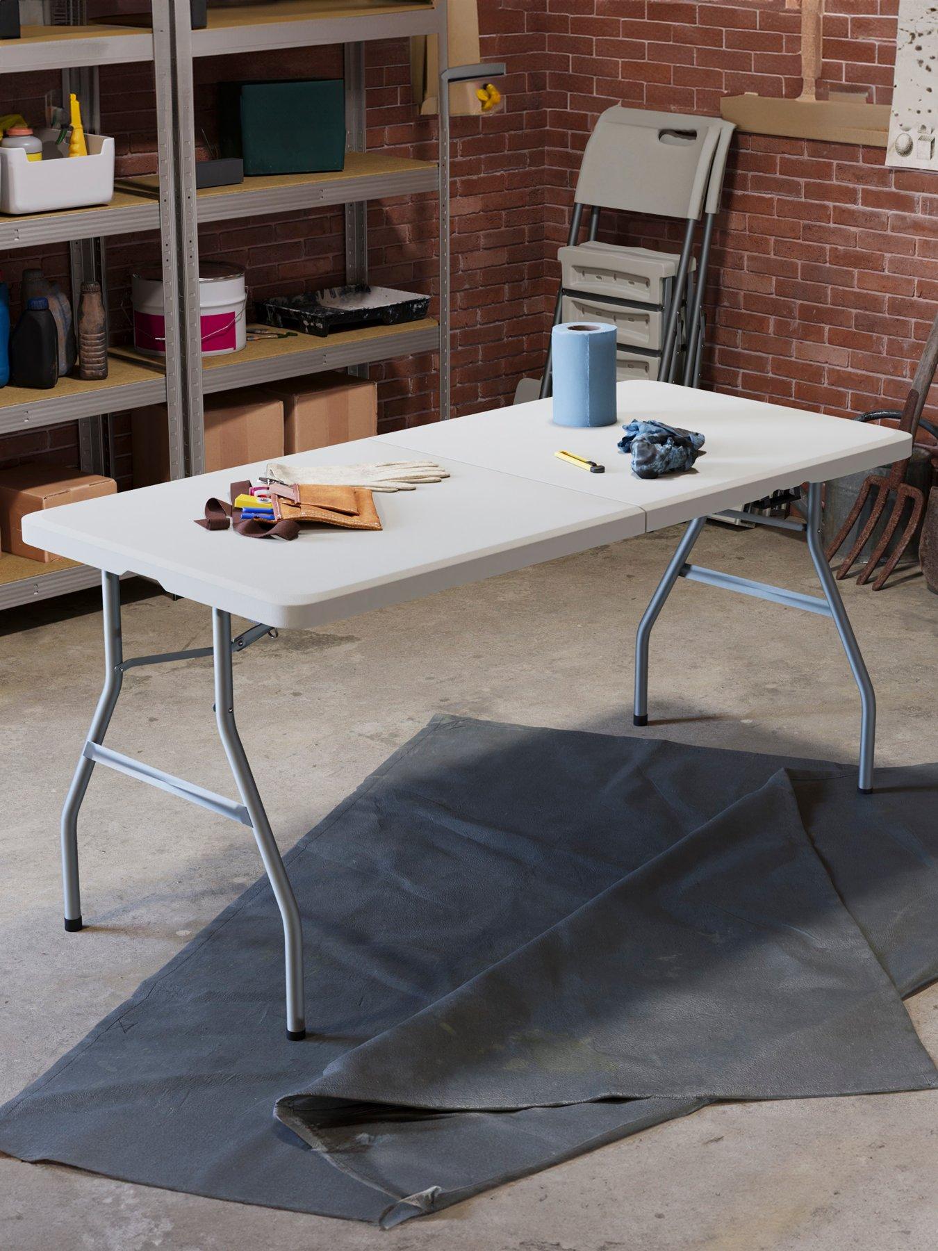 Product photograph of Home Vida Folding Table 5ft from very.co.uk