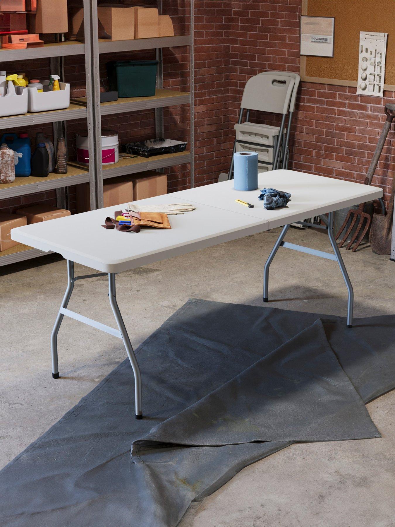 Product photograph of Home Vida Folding Table 6ft from very.co.uk