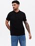  image of new-look-black-short-sleeve-polo-top