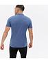  image of new-look-blue-short-sleeve-muscle-fit-polo-shirt
