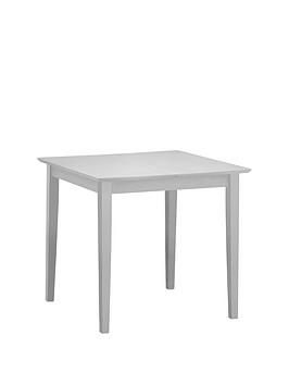 Product photograph of Julian Bowen Rufford 80-120 Cm Extending Dining Table - Grey from very.co.uk